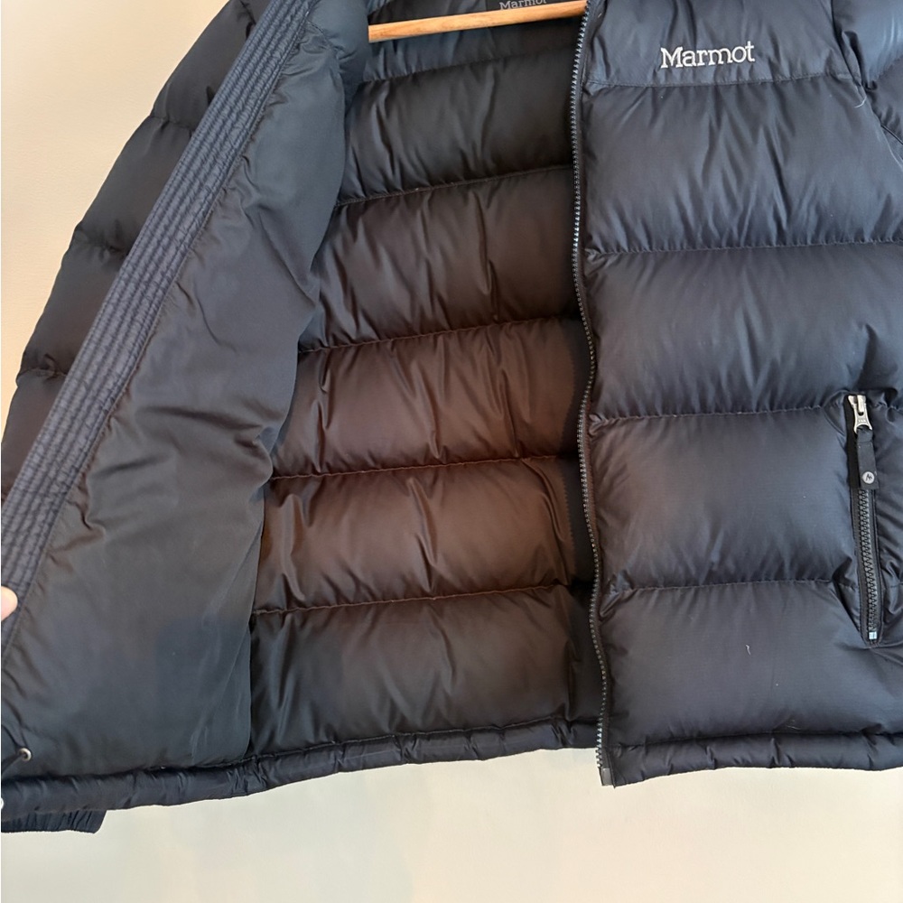 Kids Marmot Black 700 Fill Insulated Jacket XL - Picture 4 of 9